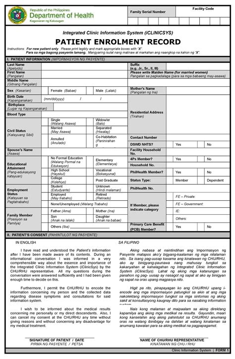 iclinicsys doh gov ph|Integrated Clinic Information System (ClinicSys) .